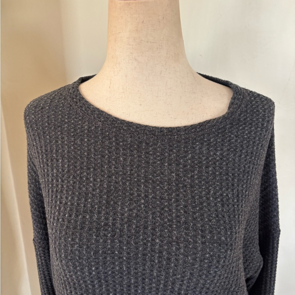 Beyond Yoga Brushed Up Cropped Pullover Grey - Picture 3 of 5